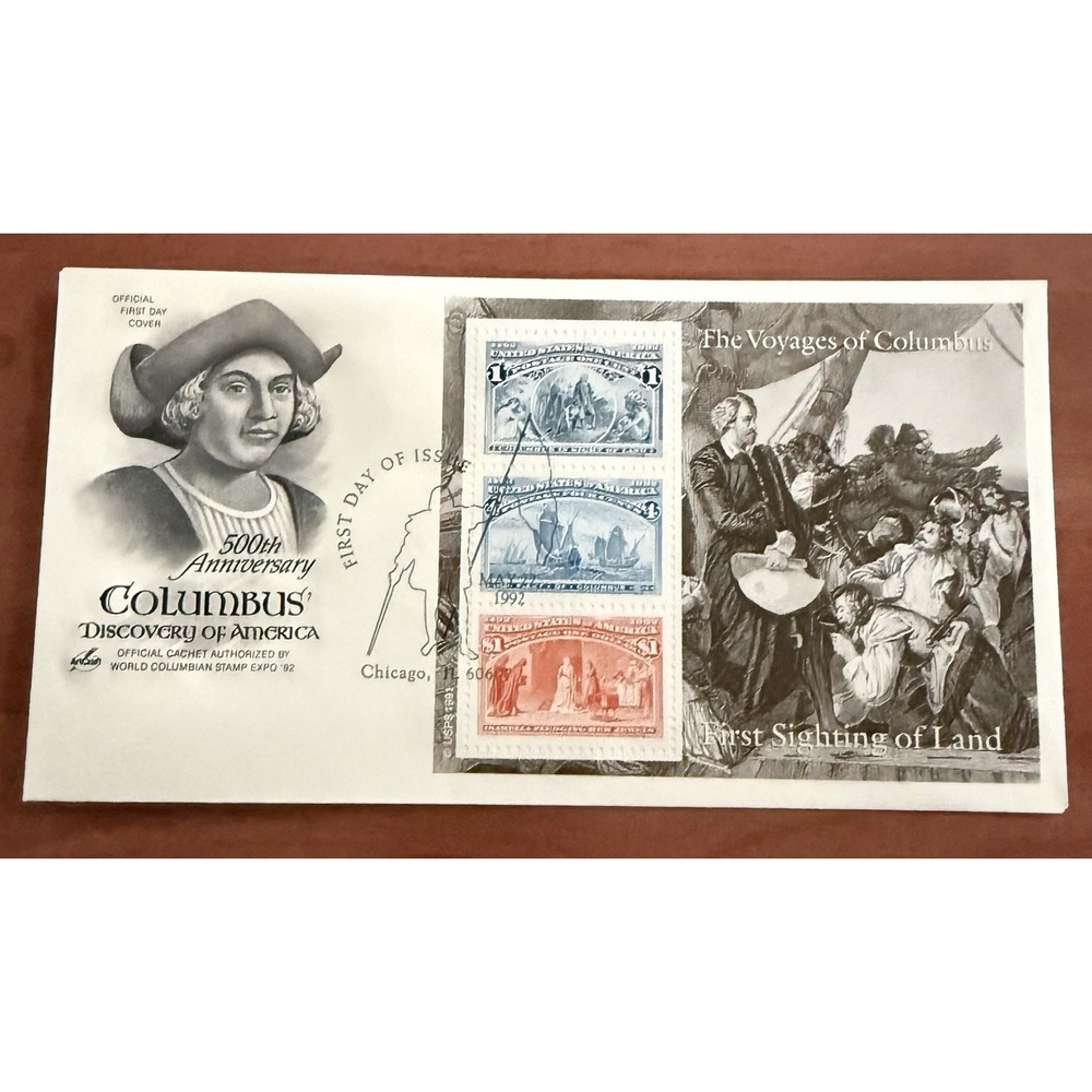 US 2624, First Day Cover (Artcraft cachet - addressed) Souvenir Sheet -Pane of 3